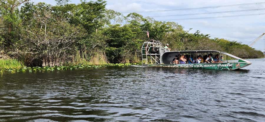 Miami: Everglades Airboat, Gator Encounter & Bus Transfer - The 50-minute ride from Miami