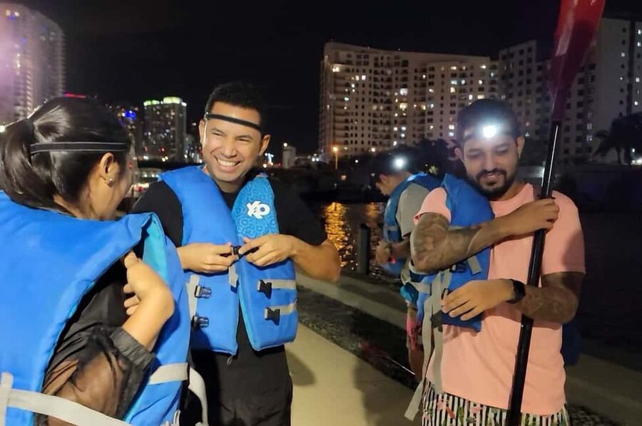 Miami: Guided LED-Lit Kayak Night Tour - Following the Miami River toward the bay