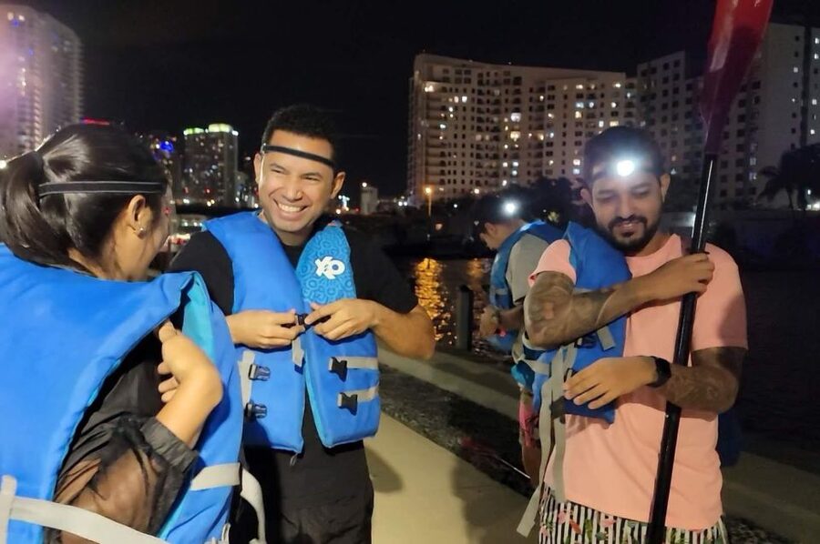 Miami: Guided LED-Lit Kayak Night Tour - What to wear and bring