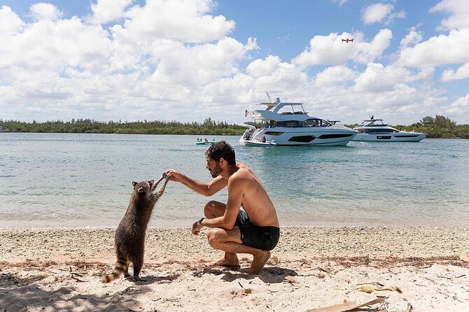 Miami Island Adventure: Boat Rental to Raccoon Island - Setting out from 10800 Collins Avenue