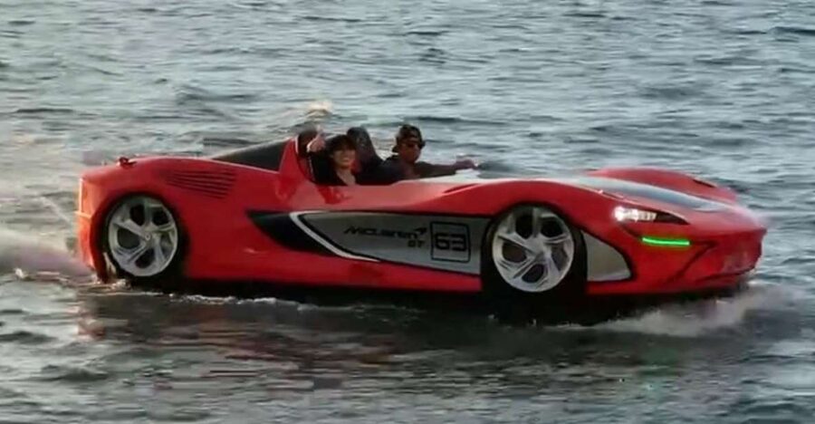 Miami: Jet Car Rental in South Beach - From Collins and 24th Street to the open bay