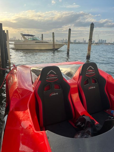 Miami: Jet Car Rental in South Beach - One hour or two hours on the water