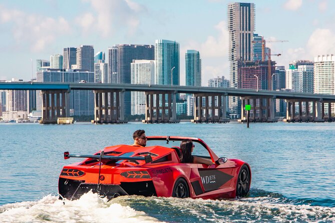 Miami Jetcar Experience: Discover Miami in Style - The beach island photo stop