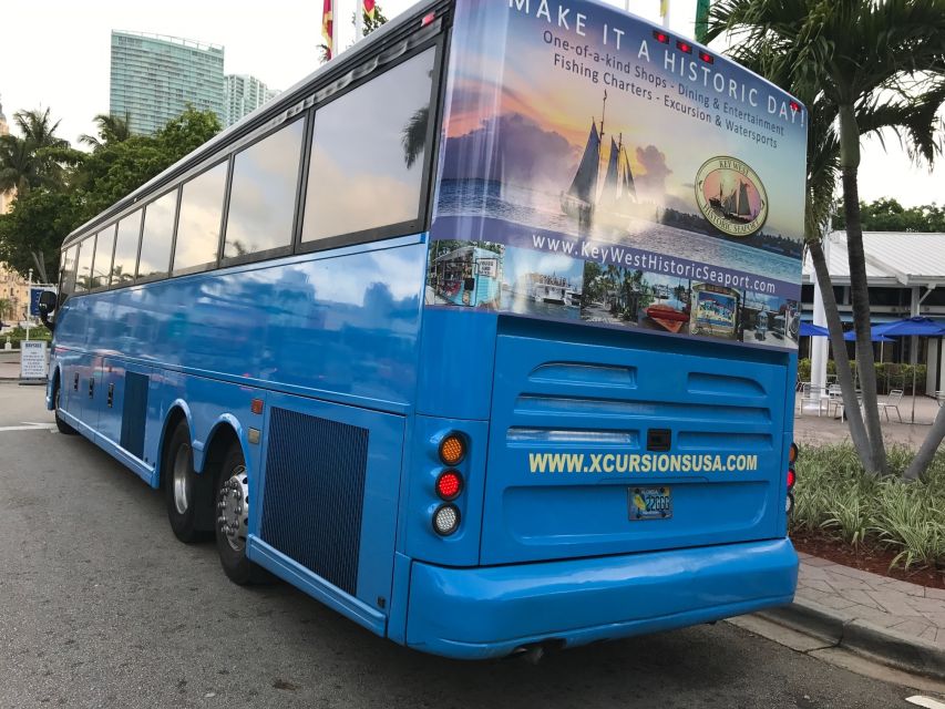 Miami & Key West: One-Way Transfer by Motor Coach Bus - Comfort, timing, and who should book