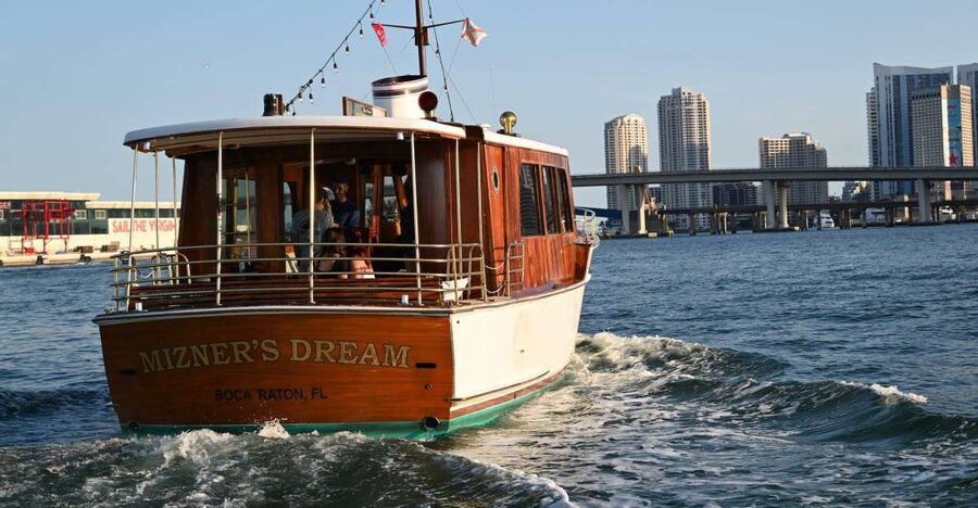 Miami: Miami Skyline Vintage Yacht Cruise, - Why this small vintage yacht feels different