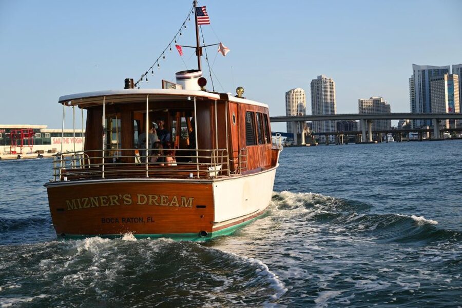 Miami: Miami Skyline Vintage Yacht Cruise, - What the 25-person limit means onboard