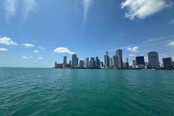 Miami Millionaires Sightseeing Cruise - The Port of Miami and the downtown skyline