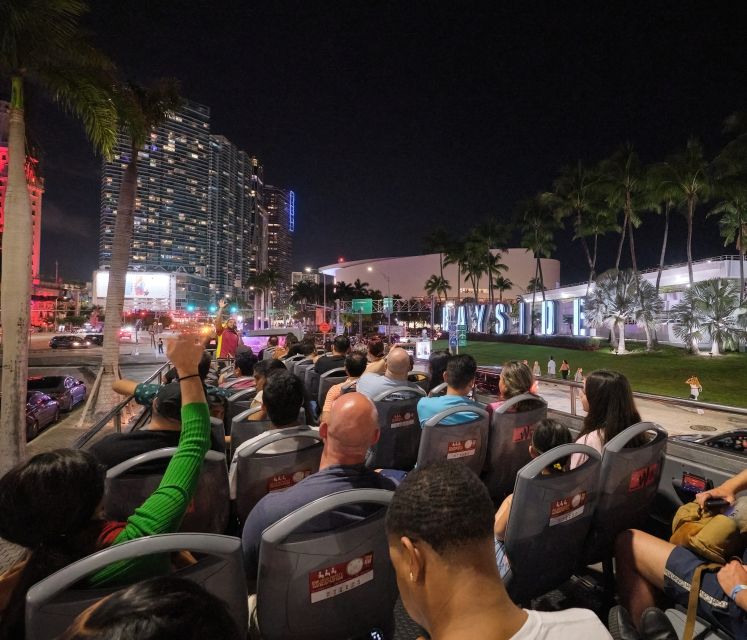 Miami: Open-top Bus Sightseeing Night Tour with Live Guide - Star Island and Miami’s waterfront glamour
