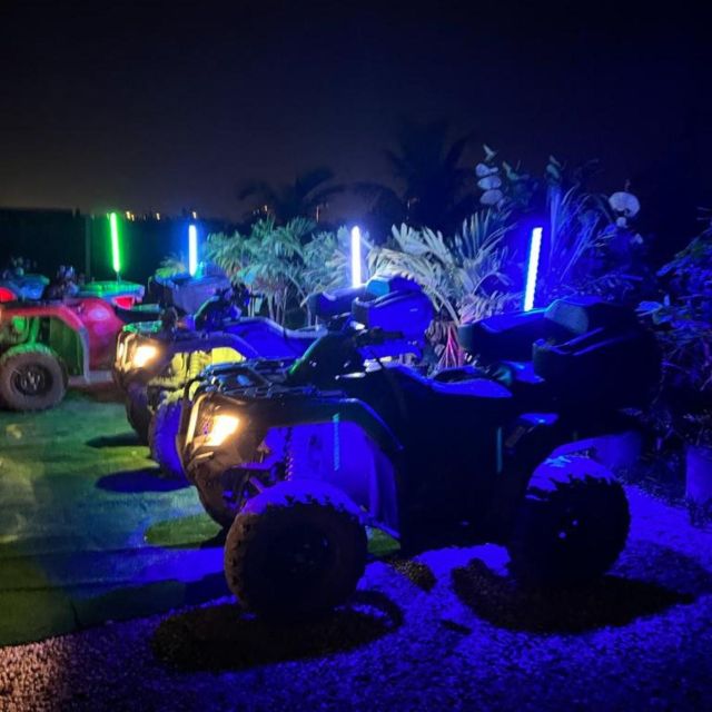 Miami Park Entrance Glow in the Dark ATV Riding Experience - The route through Miami after sunset