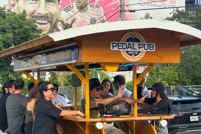 Miami Pedal Pub: Arts District Party Bike Pub Crawl - Stop two: Casa La Rubia and the craft beer turn