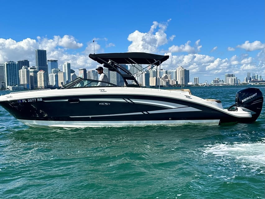 Miami: Private Boat Charter Guided and Tailored Experience - Swimming, Music, and Boat Comfort