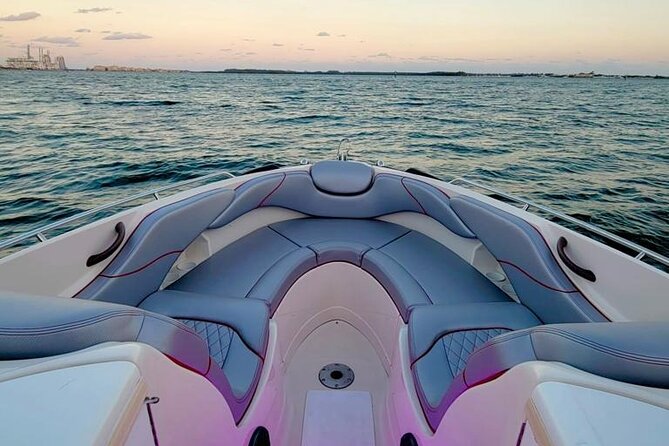 Miami Private Boat Cruise & Tour with a Captain - Comfort, music, and the floating mat