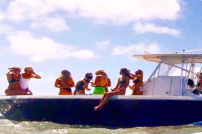 Miami Private Boat Rental to Sandbars and More - Safety and comfort for groups up to 13