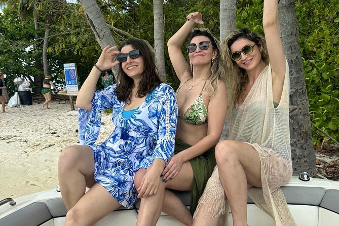 Miami Private Boat Rental with Champagne, Sandbars & Floating Mat - Sunrise, sunset, or a night ride