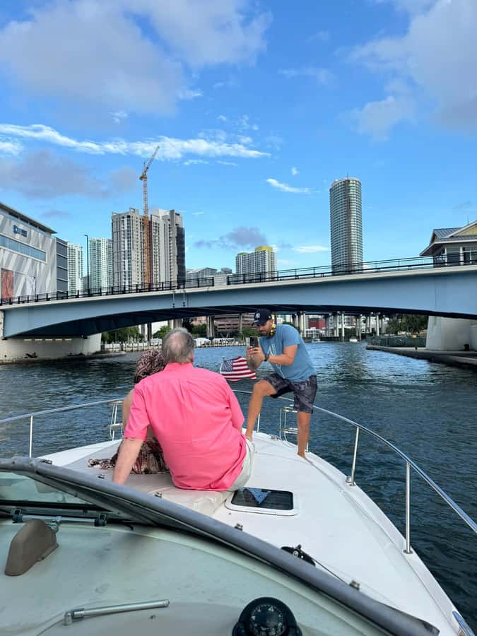 Miami: Private Boat Tour with Captain and Skyline Views - Monument Island, swimming, and water toys
