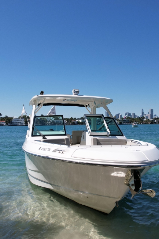 Miami: Private Star island, Miami Skyline & Miami River Tour - The Island Stop: Swim, Sand, and Sun