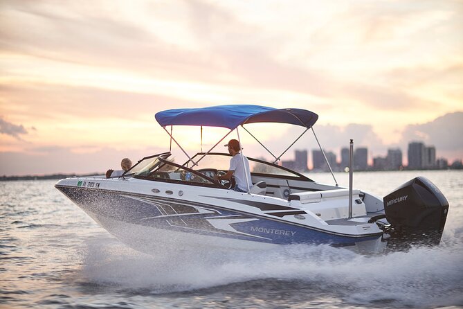 Miami Private Sunset Cruise by The Cleat with Champagne - Champagne, your own food, and Bluetooth music