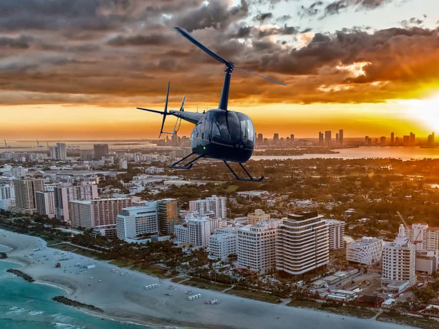 Miami: Private Sunset Helicopter Tour - Virginia Key and Key Biscayne at Golden Hour