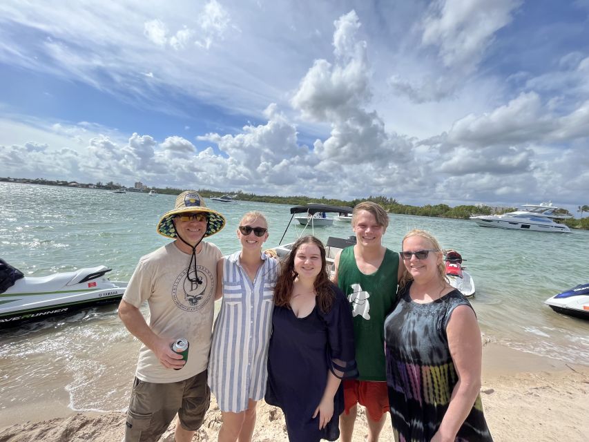 Miami: Private Yacht Rental Tour with Dolphins and Snorkel - Anchoring at a warm-water sandbar