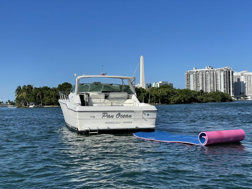 Miami: Private Yacht Rental Tour with Dolphins and Snorkel - What the $300 group price really means