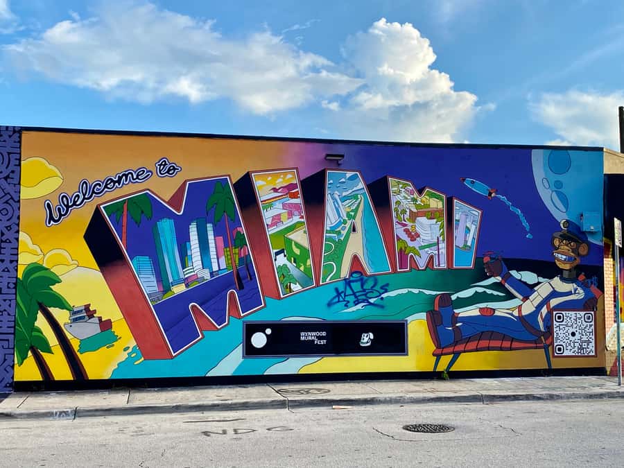 Miami's 3 iconic neighborhoods in 3.5h - in French - Wynwood, murals, and street-art technique