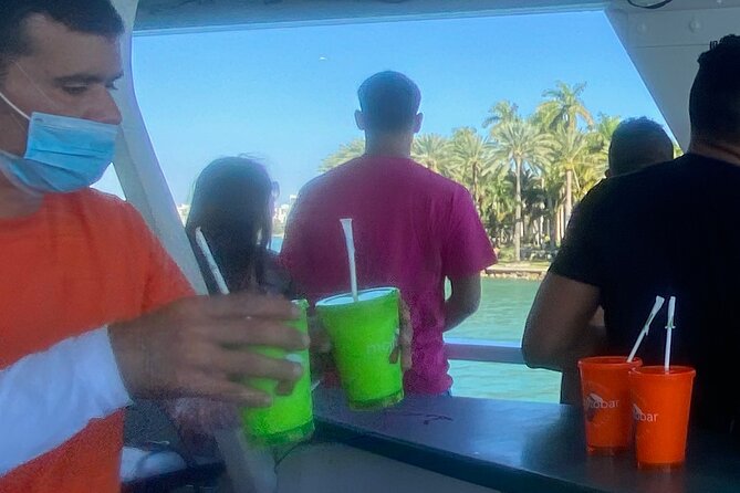 Miami Skyline: Happy Hour Cruise Music & Cash Bar - Downtown views, Bayside, and the Brickell Avenue Bridge