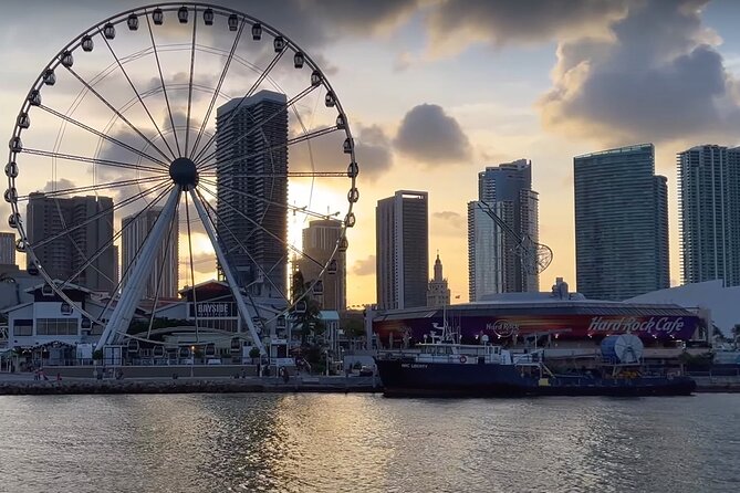 Miami Skyline Sunset Cruise with The Mojito Bar On board - Miami Beach Marina and the return route
