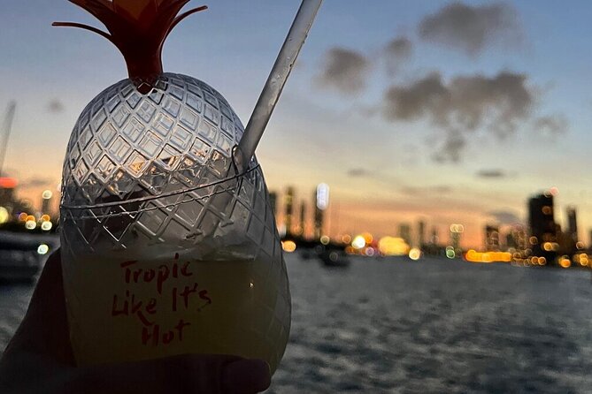 Miami Skyline Sunset Cruise with The Mojito Bar On board - The causeway used in movie scenes