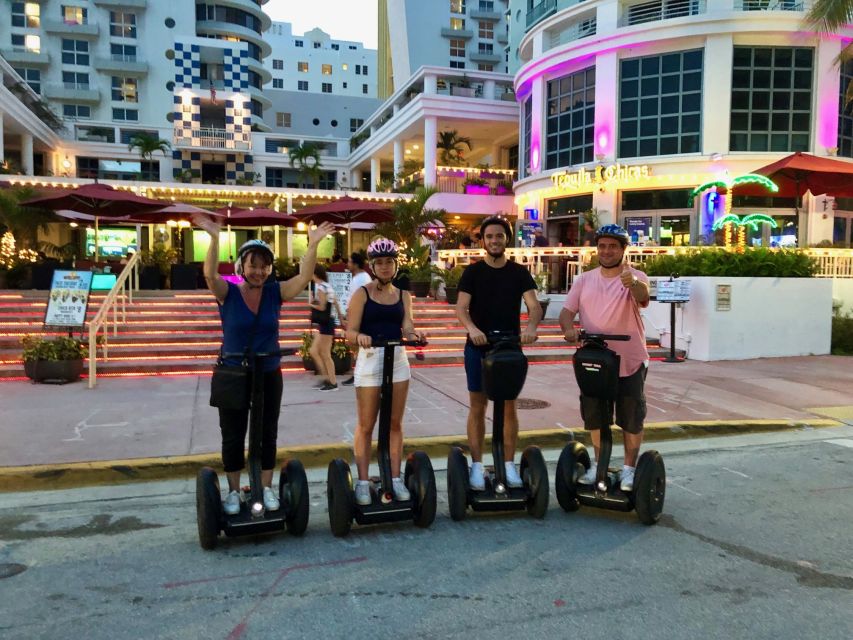 Miami: South Beach Panoramic Nighttime Segway Tour - Cruising Ocean Drive after dark