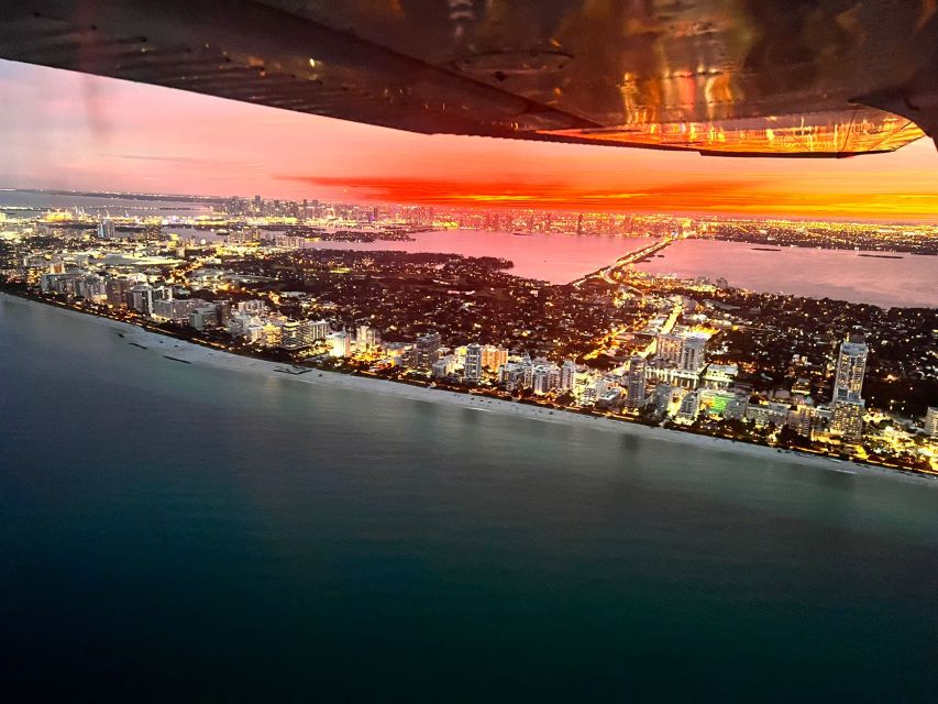 Miami: South Beach Private 35-Minute Guided Flight Tour - Downtown Miami from the bay