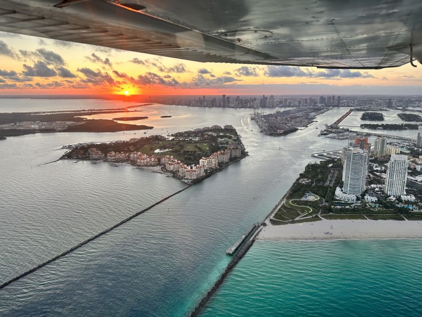 Miami: South Beach Private 50-Minute Private Flight Tour - South Beach from the air