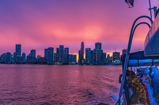 Miami Sunset and City Lights Cocktail Cruise - Why Miami looks better from Biscayne Bay