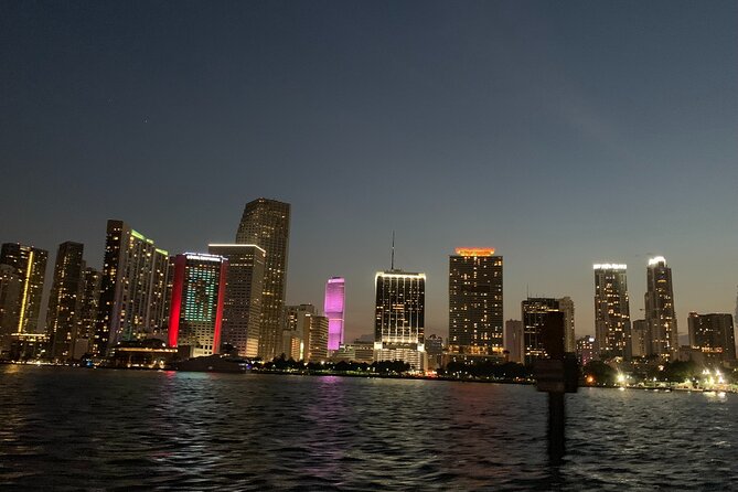 Miami Sunset and City Lights Cocktail Cruise - The waterfront arena and Miami’s downtown view