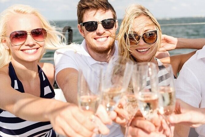 Miami Sunset Champagne Cruise with Skyline Views - The Venetian Islands from the bay