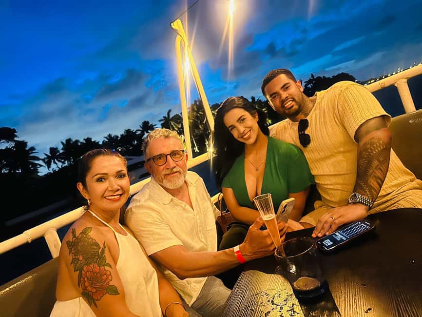 Miami Sunset Champagne Cruise with Skyline Views & Music - Miami from Biscayne Bay at sunset