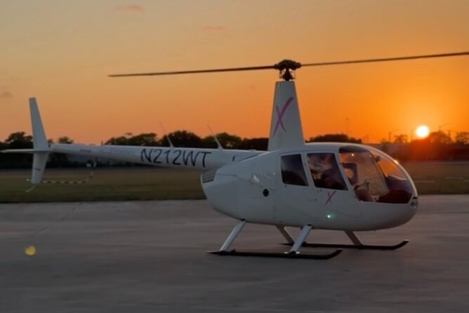 Miami Sunset Private Helicopter Flight - The Port of Miami and North Bay Village