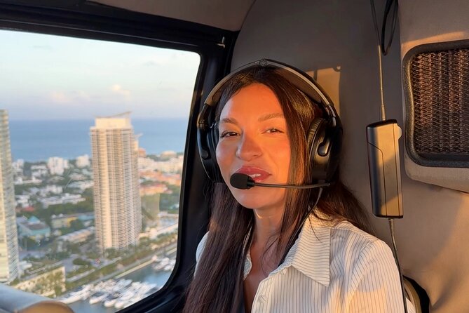 Miami Sunset Private Helicopter Flight - Starting at Pembroke Pines at 7:00 pm