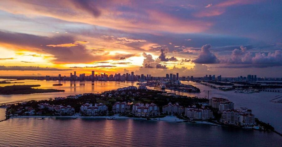 Miami Sunset: Private Luxury Airplane Tour - PortMiami, Downtown, and Brickell