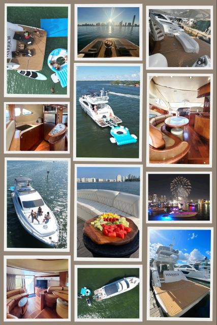 Miami Yacht Rental with Jetski, paddleboards, Inflatables - What to bring and what to clarify