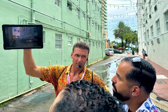 Movies & TV Filming Locations Tour in Miami Beach (Private) - Ocean Drive: the tour’s main screen
