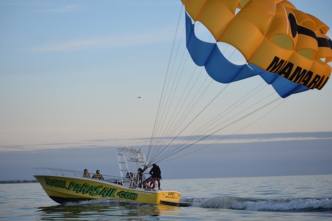 Parasailing with Miami Watersports - From Pier 9 to the Open Water
