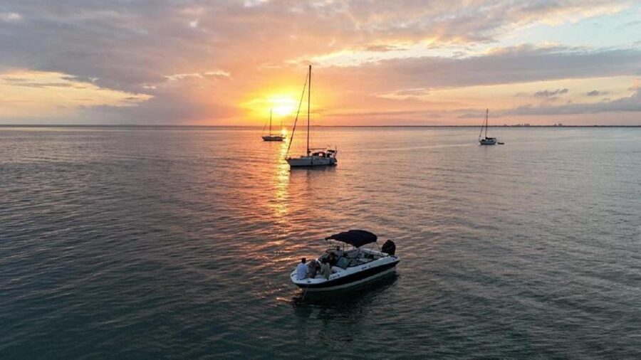 Private Sunset and Night Cruise in Miami with skyline views - From Coconut Grove toward Miami’s skyline