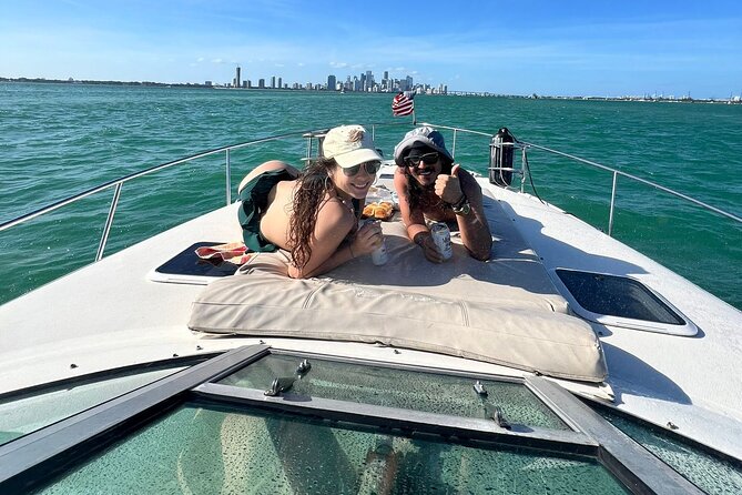 Private Yacht Rental in Miami Up to 12 People - Swimming and the Floating Mat