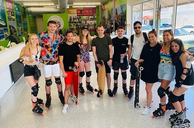 Rollerblade Rental South Beach - Safety gear and staff help