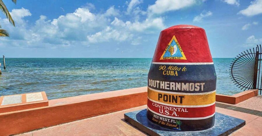 Round-trip Transportation to Key West from Miami - The Southernmost Point and Key West’s famous sights