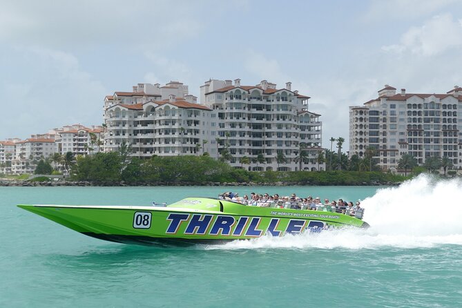 Small-Group Miami City and Speedboat Tour & Hotel Pick-up - The speedboat is the tour’s big change of pace