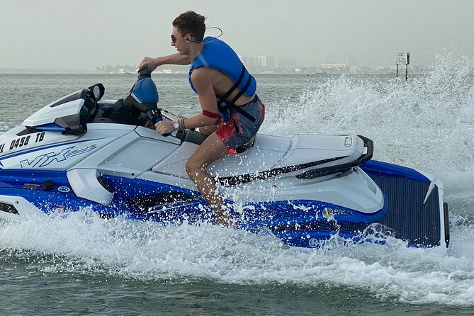 South Beach Jet Ski Rental departs Bayside Marketplace - What the one-hour jet ski ride feels like