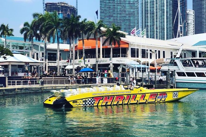 Speedboat Sightseeing Adventure of Miami - South Beach from the Atlantic side