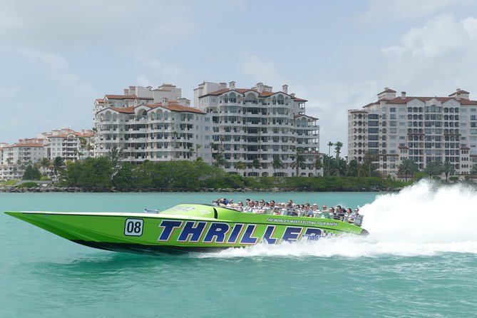 Speedboat Sightseeing Adventure of Miami - PortMiami and the first look at Miami from the water