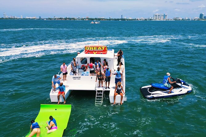 The Ultimate Water Experience in Miami with Drinks and Jet Skis - Jet skis, tubing, and the party platform